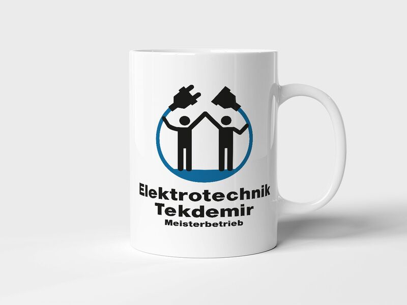 INCOM Kommunikation & Design | Werbetasse für Elektrotechnik Tekdemir GmbH in Ingelheim