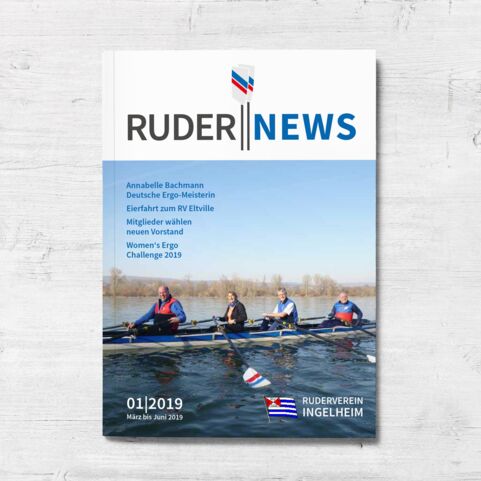 Relaunch der Vereinszeitung RuderNews des Rudervereins Ingelheim