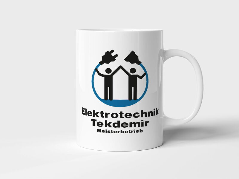 INCOM Kommunikation & Design | Werbetasse für Elektrotechnik Tekdemir GmbH in Ingelheim